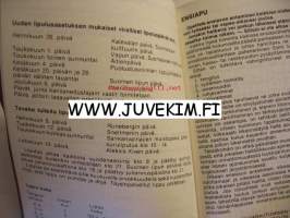 Autokalenteri 1984
