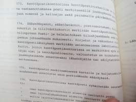 Kenttäpostiopas (KPostiO) 1983 -Finnish army field post manual