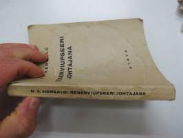 Reserviupseeri johtajana -Finnish army reserve officer as a leader