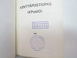 Kenttäpostiopas (KPostiO) 1983 -Finnish army field post manual