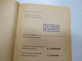 Kenttäohjesääntö (KO III) 1957 -finnish army field manual