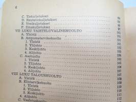 Kenttäohjesääntö (KO III) 1957 -finnish army field manual