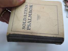 Soldatens psalmbok 1920 -Finnish army hymnbook for soldiers, in swedish