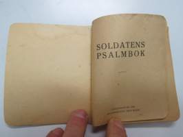 Soldatens psalmbok 1920 -Finnish army hymnbook for soldiers, in swedish