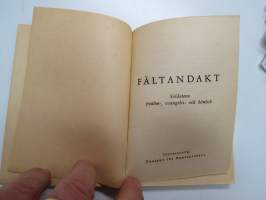 Fältandakt Soldatens psalm, evangelii- och bönbok