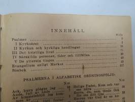 Fältandakt Soldatens psalm, evangelii- och bönbok