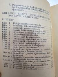 Liikenne- ja kuljetusohjesääntö  I osa (LKO I) - Tieliikenne ja -kuljetukset 1959 -Finnish army transport manual, road transports