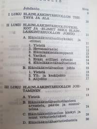 Eläinlääkintähuolto-ohjesääntö (EllääkHO) 1960 -Finnish army manual, animal care