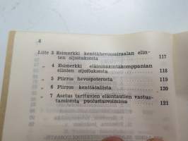 Eläinlääkintähuolto-ohjesääntö (EllääkHO) 1960 -Finnish army manual, animal care