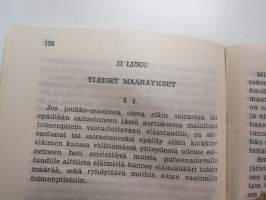 Eläinlääkintähuolto-ohjesääntö (EllääkHO) 1960 -Finnish army manual, animal care