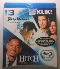 Comedy 3 Klik!/Jerry Maguire - Elämä on peliä/Hitch - Lemmen Tohtori 3 box Blu-ray - elokuva