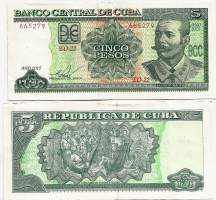 Kuuba 5 Pesos 2016  seteli