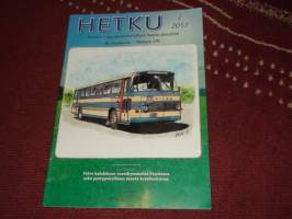 Hetku 2017 nr 3- Suomen Linja-autohistoriallisen Seuran jäsenlehti, sis. mm. volvo 80v suomessa, Kivelän suku liikennettä 90v, tanskan bussimuseo