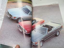 Mercedes-Benz 280 SL, 380 SL, 500 SL 1985 -myyntiesite / brochure