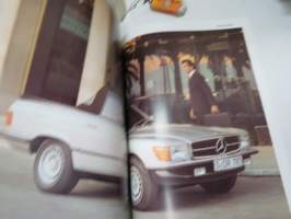 Mercedes-Benz 280 SL, 380 SL, 500 SL 1985 -myyntiesite / brochure