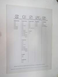 Das Mercedes-Benz Modellprogramm 1994 -myyntiesite / brochure