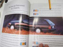 Das Personenwagenprogramm von Mercedes-Benz Modellprogramm 1993 -myyntiesite / brochure