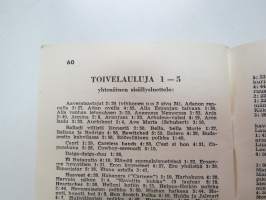 Toivelauluja 6, toimittanut Kullervo -popular songs