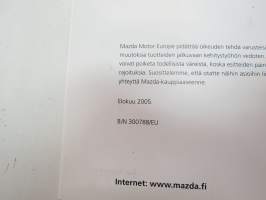 Mazda 5 2006 Tekniset tiedot -myyntiesite / brochure