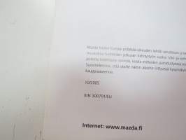 Mazda 3 2006 Tekniset tiedot -myyntiesite / brochure