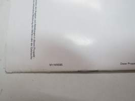 Mazda MX-5 1996 -myyntiesite, saksankielinen / brochure, in german