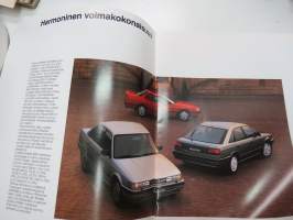 Mazda 626 Sedan 4-ov., Hatchback 5-ov., Sport Saloon 2-ov. 1989 -myyntiesite / brochure