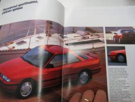 Mazda 626 Sedan 4-ov., Hatchback 5-ov., Sport Saloon 2-ov. 1989 -myyntiesite / brochure
