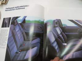 Mazda 626 Sedan 4-ov., Hatchback 5-ov., Sport Saloon 2-ov. 1989 -myyntiesite / brochure