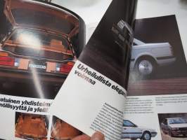 Mazda 626 1984 -myyntiesite / brochure