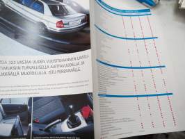 Mazda 323 2001 -myyntiesite / brochure