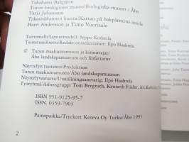 Kaupungin linnut, Turun kaupunkilinnustotutkimus, Turun Biologinen Museo 26.10.1993-31.5.1994 - Stadens fåglar, Stadsfågelundersökningar i Åbo, Biologiska