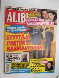 Alibi 2003 nr 3, Hyrylän pankkiryöstö - lemmenpari lusimassa - Mika Tynkkinen &amp; Kati Ojala, Tarton uusi vankila, Merikarvian huumekohu, Vasikan sormenleikkuu Kaarina
