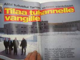 Alibi 2003 nr 3, Hyrylän pankkiryöstö - lemmenpari lusimassa - Mika Tynkkinen &amp; Kati Ojala, Tarton uusi vankila, Merikarvian huumekohu, Vasikan sormenleikkuu Kaarina