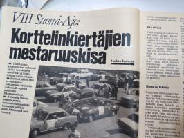 Tuulilasi 1975 nr 7, sis. mm. seur. artikkelit / kuvat / mainokset; Kansikuva Citroën CX 2000 &amp; Fiat 131 Mirafiori (koeajot), Huoltamotesti Helsinki - Vaalimaa,