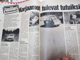 Tuulilasi 1975 nr 7, sis. mm. seur. artikkelit / kuvat / mainokset; Kansikuva Citroën CX 2000 &amp; Fiat 131 Mirafiori (koeajot), Huoltamotesti Helsinki - Vaalimaa,