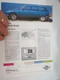 Citroën GSpecial Break 1975 -myyntiesite / brochure