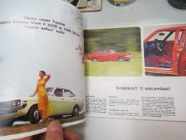 Toyota Corona Mark II 2000, 2300 1973 -myyntiesite / brochure