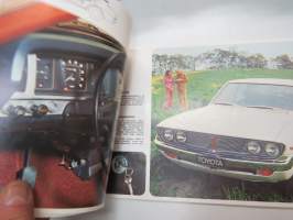 Toyota Corona Mark II 2000, 2300 1973 -myyntiesite / brochure