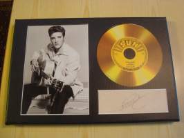 Elvis Presley, canvastaulu, koko 20 cm x 30 cm. Teen näitä vain 50 numeroitua kappaletta. Yksi heti valmiina lähetettäväksi.