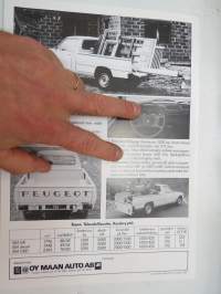Peugeot 504 GR / GRD avolava 1985 -myyntiesite / brochure