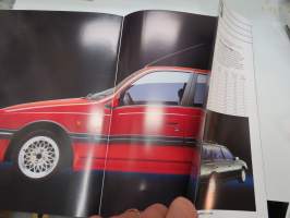 Peugeot 605, 205, 309, 405 mallivuosi 1990 -myyntiesite / brochure