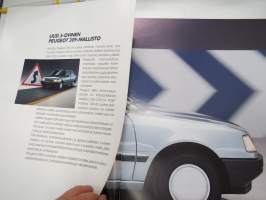 Peugeot 309 1987 -myyntiesite / brochure