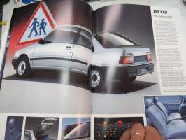 Peugeot 309 1987 -myyntiesite / brochure