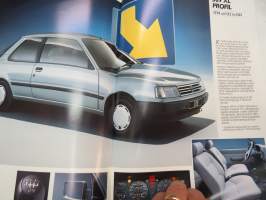 Peugeot 309 1987 -myyntiesite / brochure