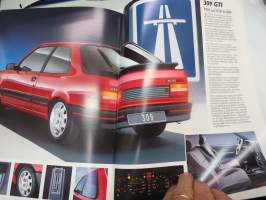 Peugeot 309 1987 -myyntiesite / brochure