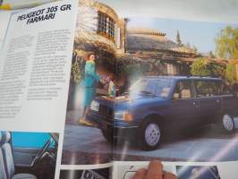 Peugeot 305 Break 1987 -myyntiesite / brochure