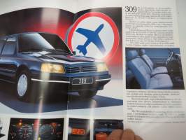 Peugeot 309 1988 -myyntiesite / brochure