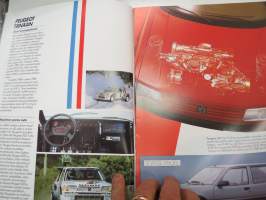 Peugeot 309 1987 -myyntiesite / brochure