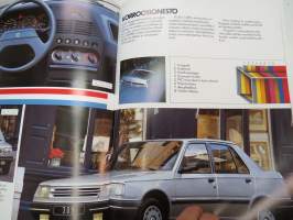 Peugeot 309 1987 -myyntiesite / brochure