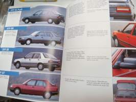 Peugeot 309 1987 -myyntiesite / brochure